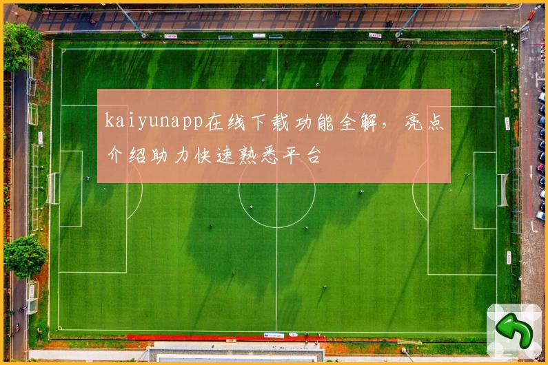 kaiyunapp在线下载功能全解，亮点介绍助力快速熟悉平台